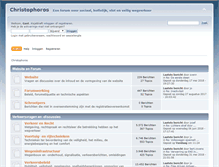 Tablet Screenshot of forum.christophoros.be